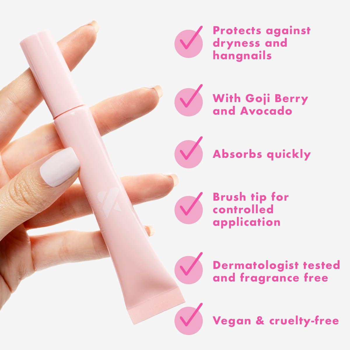imageOlive ampamp June Cuticle Oil Hydrating Formula with Goji Berry ampamp Avocado Oil FastAbsorbing Moisturizing ampamp FragranceFree Brush Tip Applicator Vegan ampamp CrueltyFree Dermatologist Tested