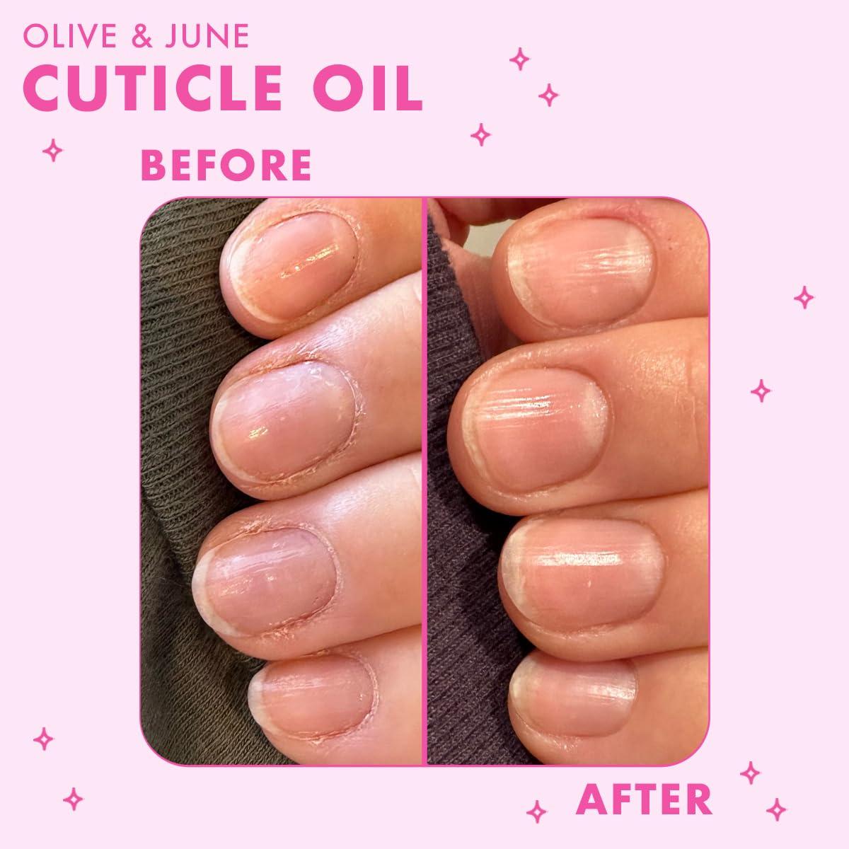 imageOlive ampamp June Cuticle Oil Hydrating Formula with Goji Berry ampamp Avocado Oil FastAbsorbing Moisturizing ampamp FragranceFree Brush Tip Applicator Vegan ampamp CrueltyFree Dermatologist Tested