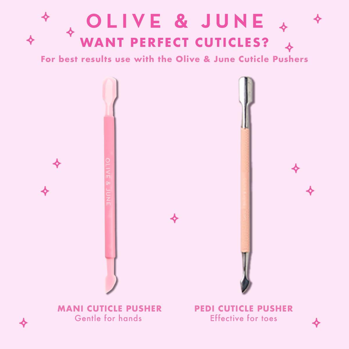 imageOlive ampamp June Cuticle Remover Exfoliates ampamp Softens Dry Skin No Clipping Needed Avocado Argan ampamp Jojoba Oil FragranceFree Vegan ampamp CrueltyFree 30mL 1oz