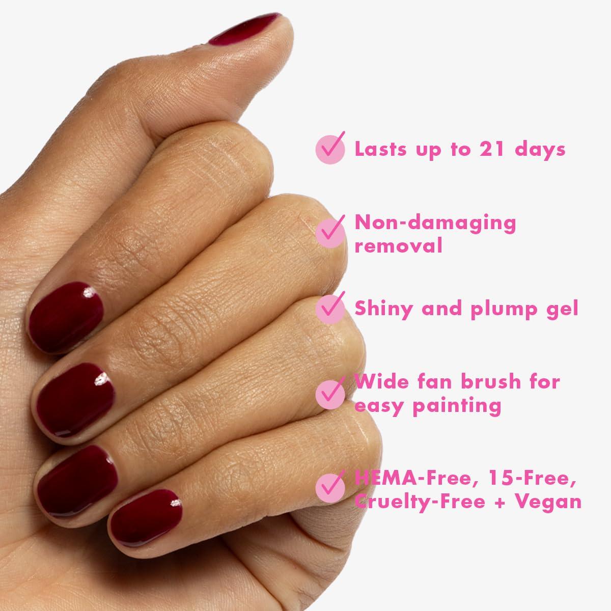 imageOlive ampamp June Gel Polish UV LED Nail Lamp Needed Long Lasting Formula Up to 21 Days of Wear DamageFree Removal SalonQuality Manicure Pedicure at Home GH Baby PinkObsessed