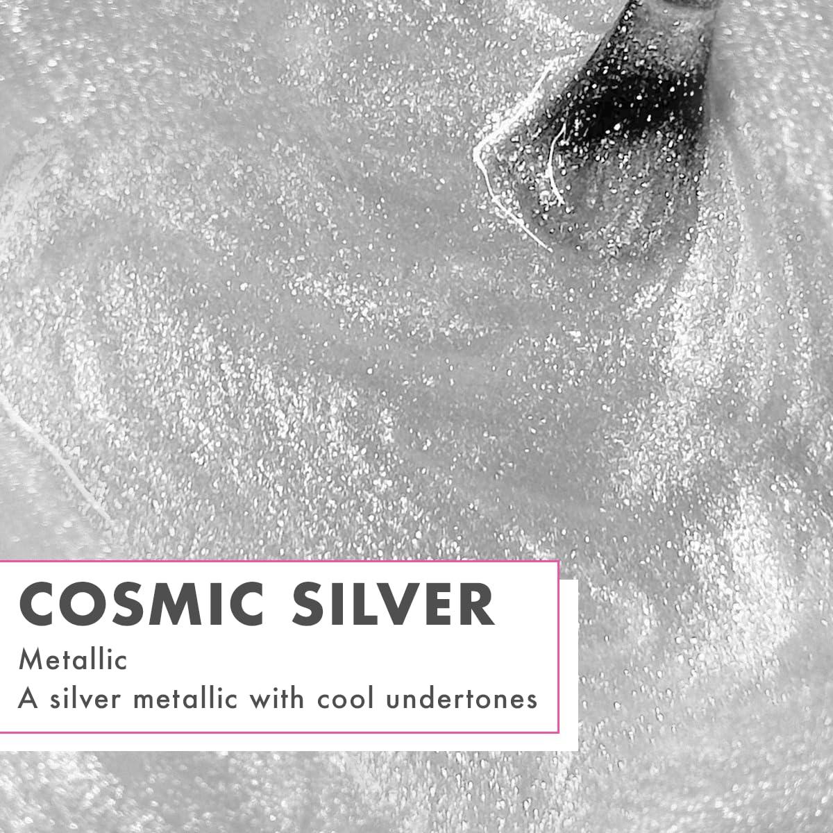 imageOlive ampamp June Gel Polish UV LED Nail Lamp Needed Long Lasting Formula Up to 21 Days of Wear DamageFree Removal SalonQuality Manicure Pedicure at Home Atlas Pearly WhiteCosmic Silver