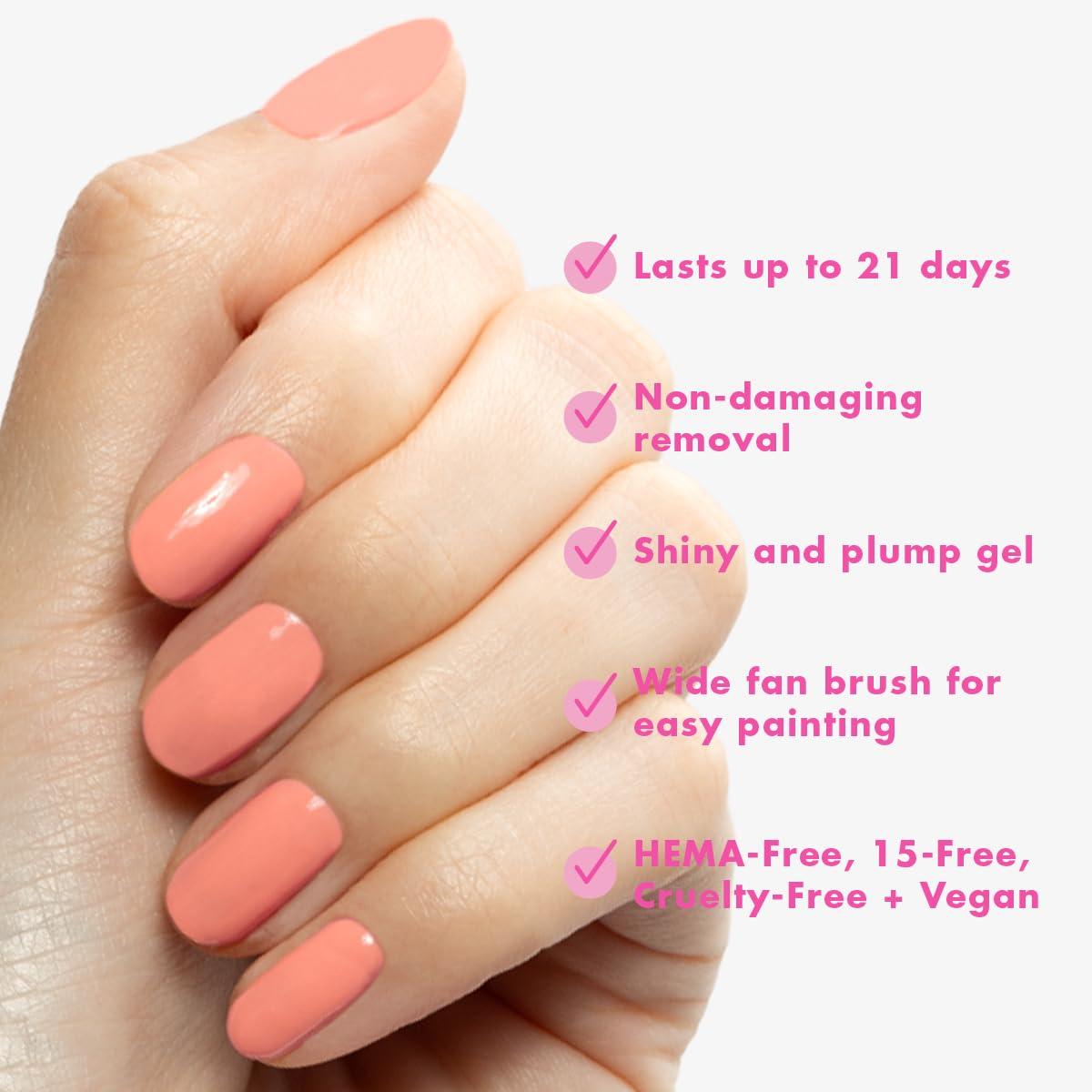 imageOlive ampamp June Gel Polish UV LED Nail Lamp Needed Long Lasting Formula Up to 21 Days of Wear DamageFree Removal SalonQuality Manicure Pedicure at Home GH Baby PinkCS