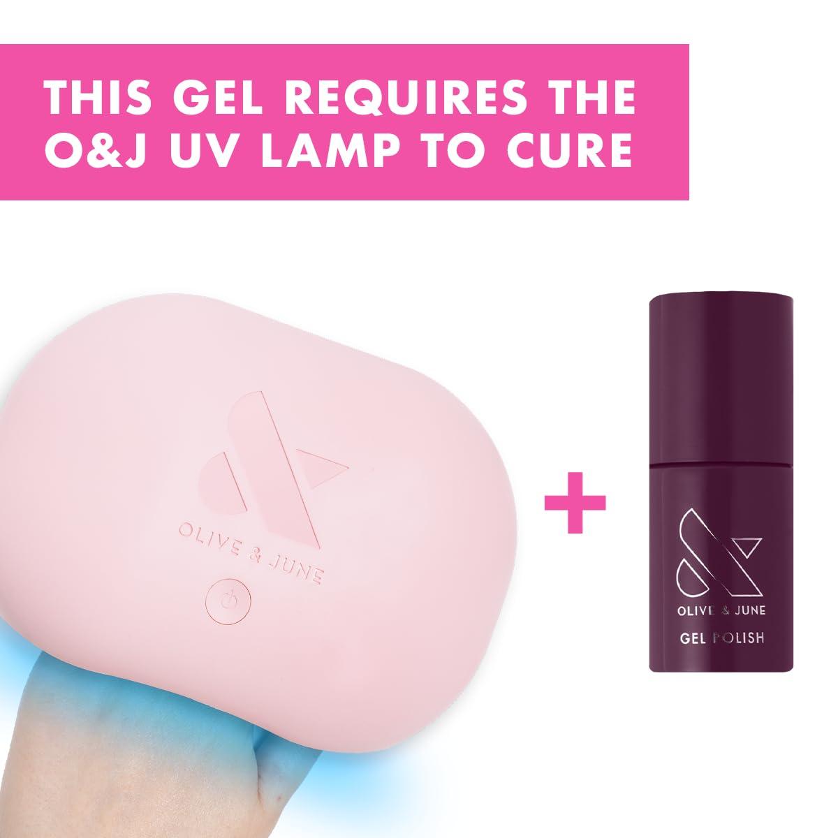 imageOlive ampamp June Gel Polish UV LED Nail Lamp Needed Long Lasting Formula Up to 21 Days of Wear DamageFree Removal SalonQuality Manicure Pedicure at Home Atlas Pearly WhitePlaza