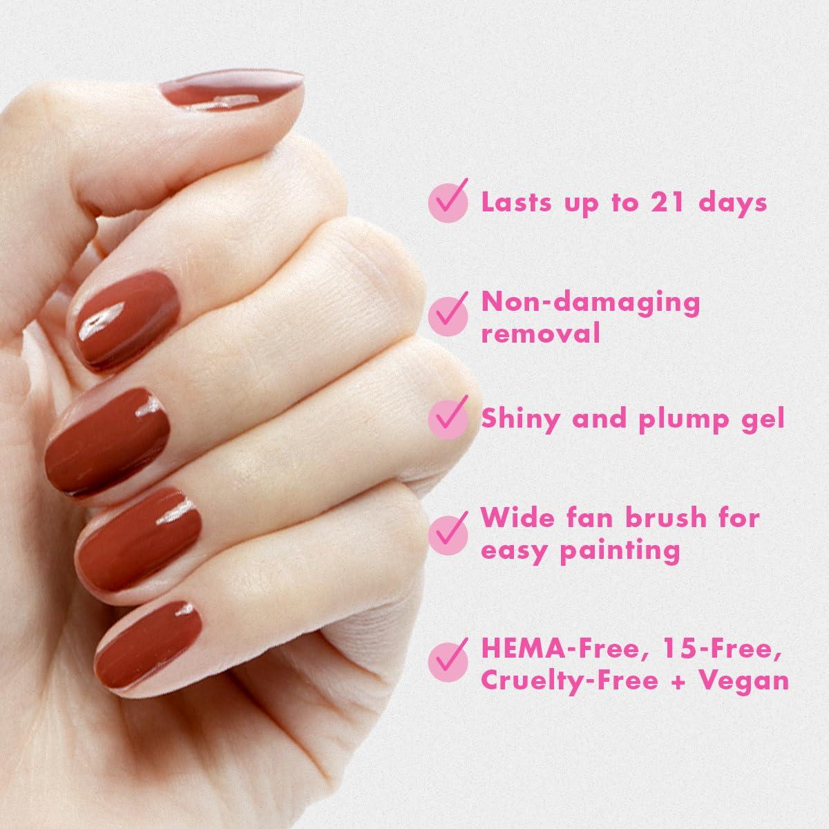 imageOlive ampamp June Gel Polish UV LED Nail Lamp Needed Long Lasting Formula Up to 21 Days of Wear DamageFree Removal SalonQuality Manicure Pedicure at Home Atlas Pearly WhiteJJ