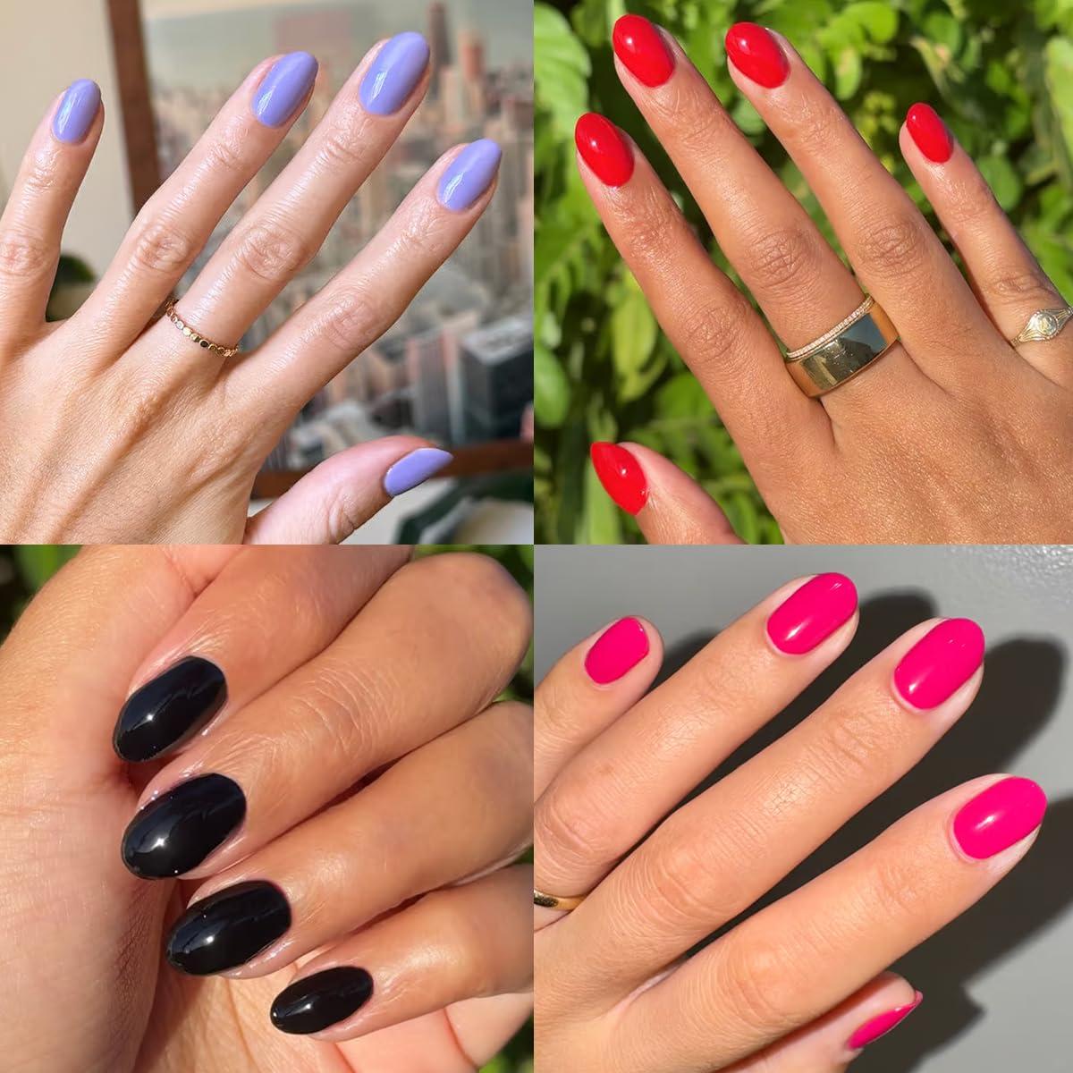 imageOlive ampamp June Gel Polish Base Coat UV LED Nail Lamp Needed Long Lasting Formula Up to 21 Days of Wear No Damage Removal SalonQuality Manicure Pedicure at Home Vegan HEMAFree CrueltyFree