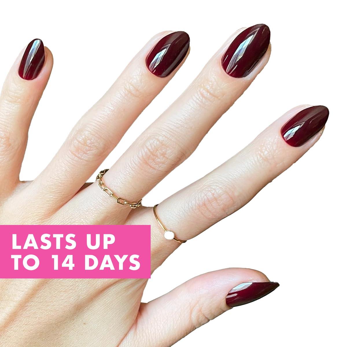 imageOlive ampamp June Instant Mani Press On Nails Glue 42 Fake Nails 21 Sizes NonToxic LongLasting Recycled Materials Realistic LookObsessed