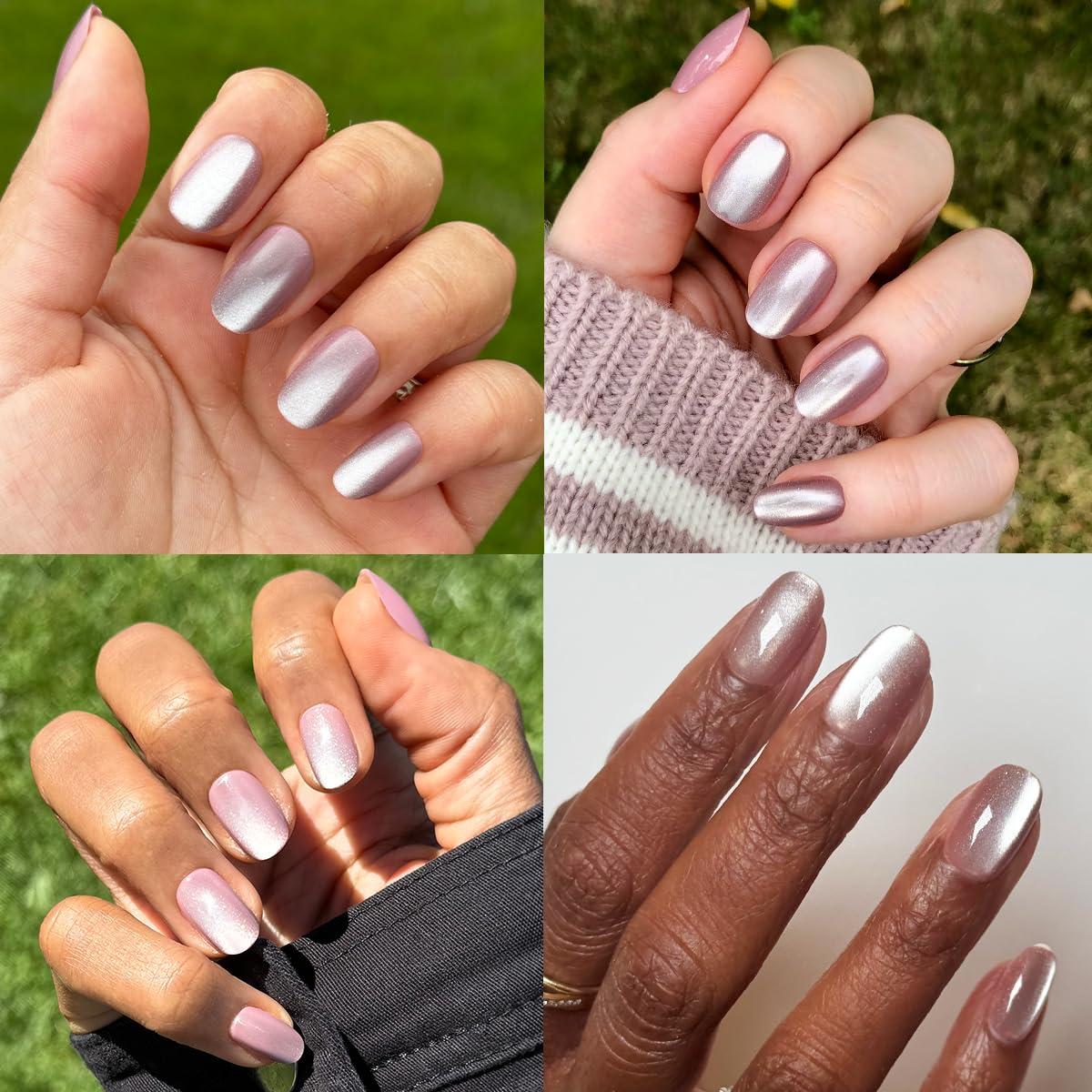 imageOlive ampamp June Instant Mani Press On Nails Glue 42 Fake Nails 21 Sizes NonToxic LongLasting Recycled Materials Realistic LookWorld Lit Velvet