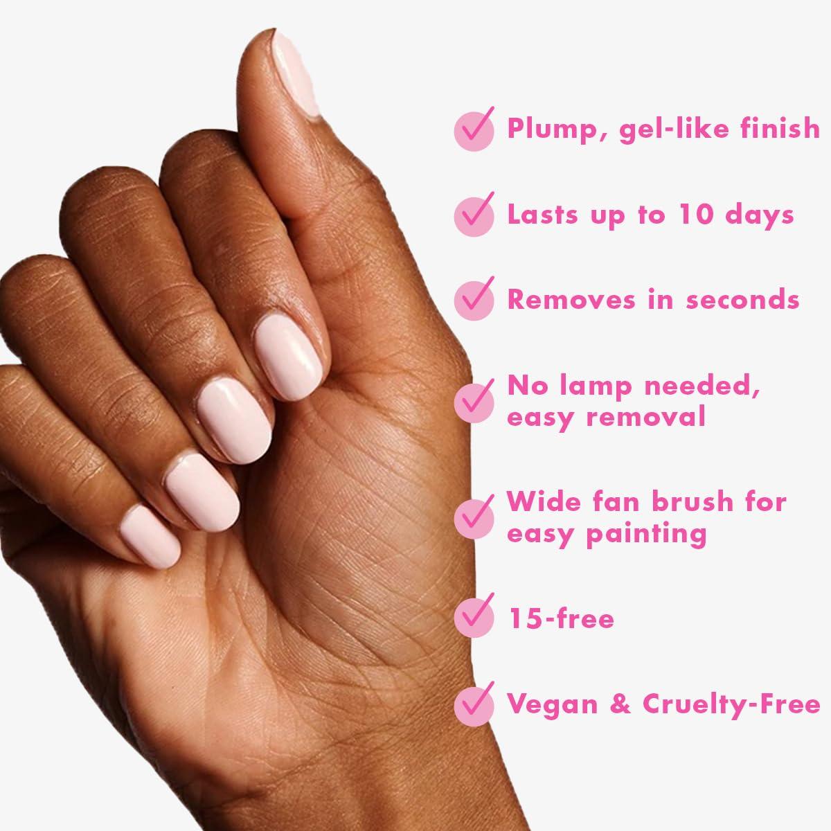 imageOlive ampamp June Long Lasting Nail Polish GelLike Finish No Lamp Needed Lasts up to 10 days SalonQuality Color at Home 15Free Vegan CrueltyFree ChipResistant Shine Social Studies Gunmetal BlueGH