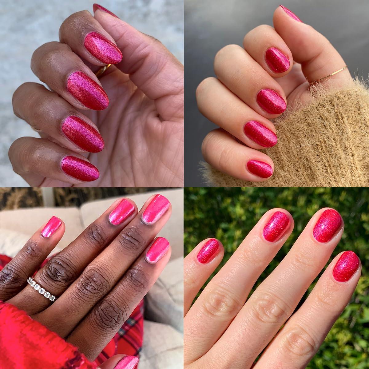 imageOlive ampamp June Long Lasting Nail Polish GelLike Finish No Lamp Needed Lasts up to 10 days SalonQuality Color at Home 15Free Vegan CrueltyFree ChipResistant Shine Social Studies Gunmetal BlueRuby Shimmer