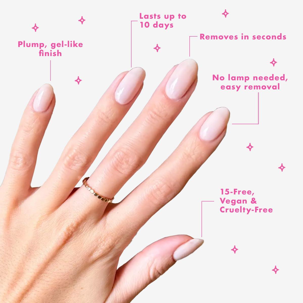 imageOlive ampamp June Long Lasting Nail Polish GelLike Finish No Lamp Needed Lasts up to 10 days SalonQuality Color at Home 15Free Vegan CrueltyFree ChipResistant Shine Social Studies Gunmetal BlueStrawberry Scone