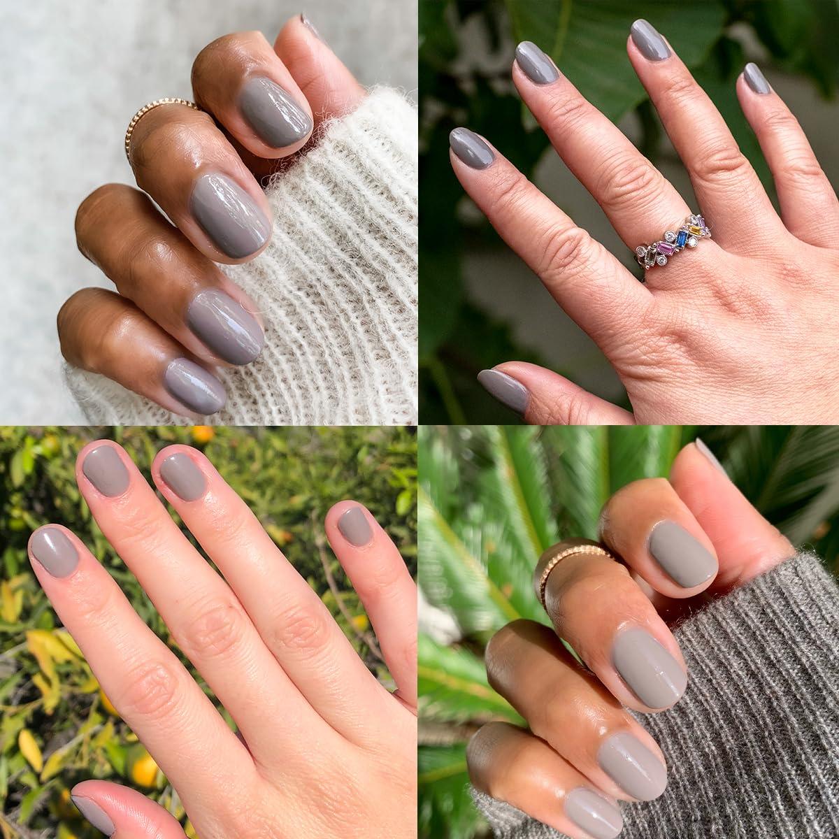 imageOlive ampamp June Long Lasting Nail Polish GelLike Finish No Lamp Needed Lasts up to 10 days SalonQuality Color at Home 15Free Vegan CrueltyFree ChipResistant Shine Social Studies Gunmetal BlueAW