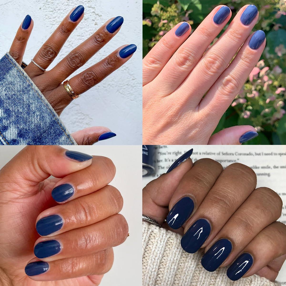 imageOlive ampamp June Long Lasting Nail Polish GelLike Finish No Lamp Needed Lasts up to 10 days SalonQuality Color at Home 15Free Vegan CrueltyFree ChipResistant Shine Social Studies Gunmetal BlueSocial Studies
