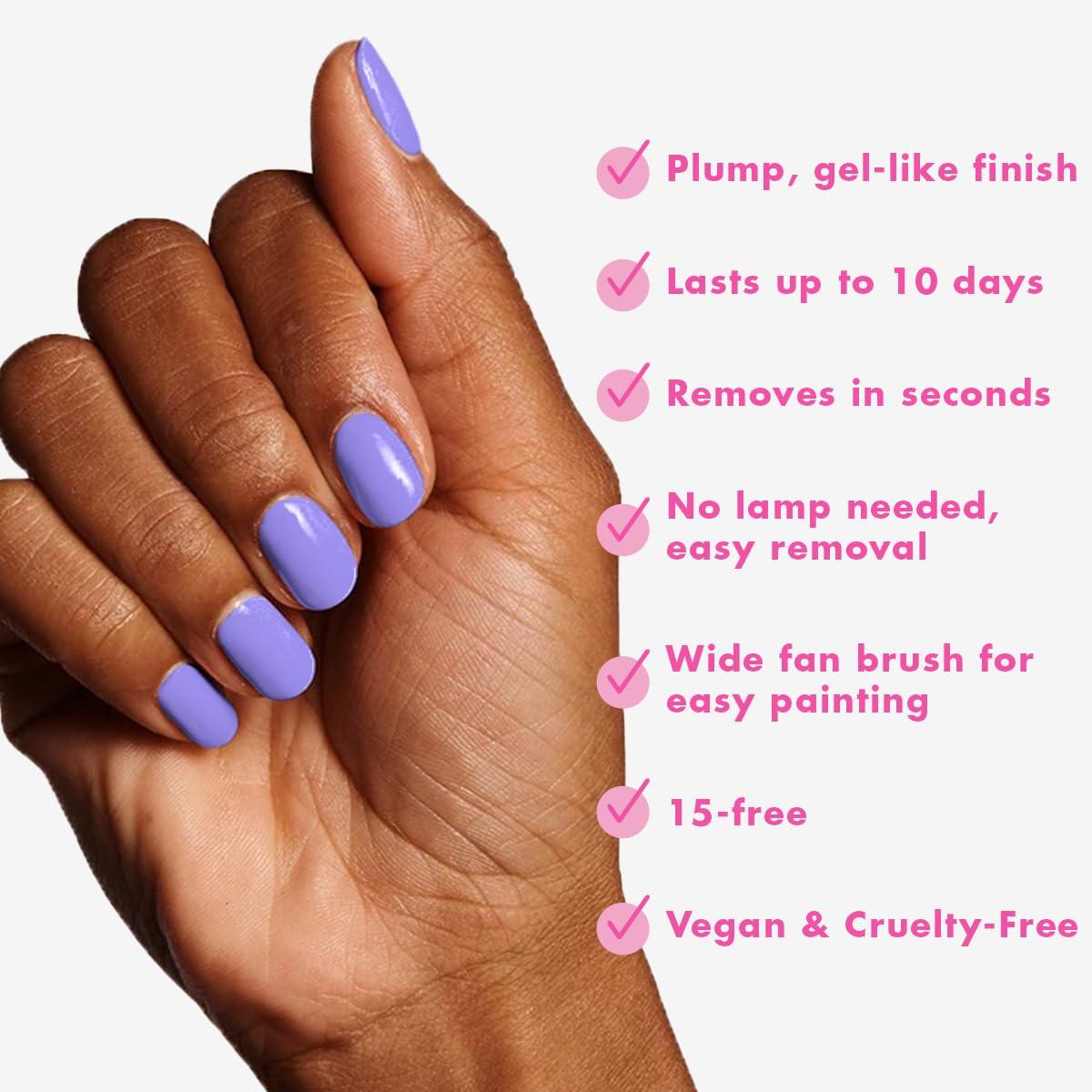 imageOlive ampamp June Long Lasting Nail Polish GelLike Finish No Lamp Needed Lasts up to 10 days SalonQuality Color at Home 15Free Vegan CrueltyFree ChipResistant Shine Social Studies Gunmetal BlueBolds Set