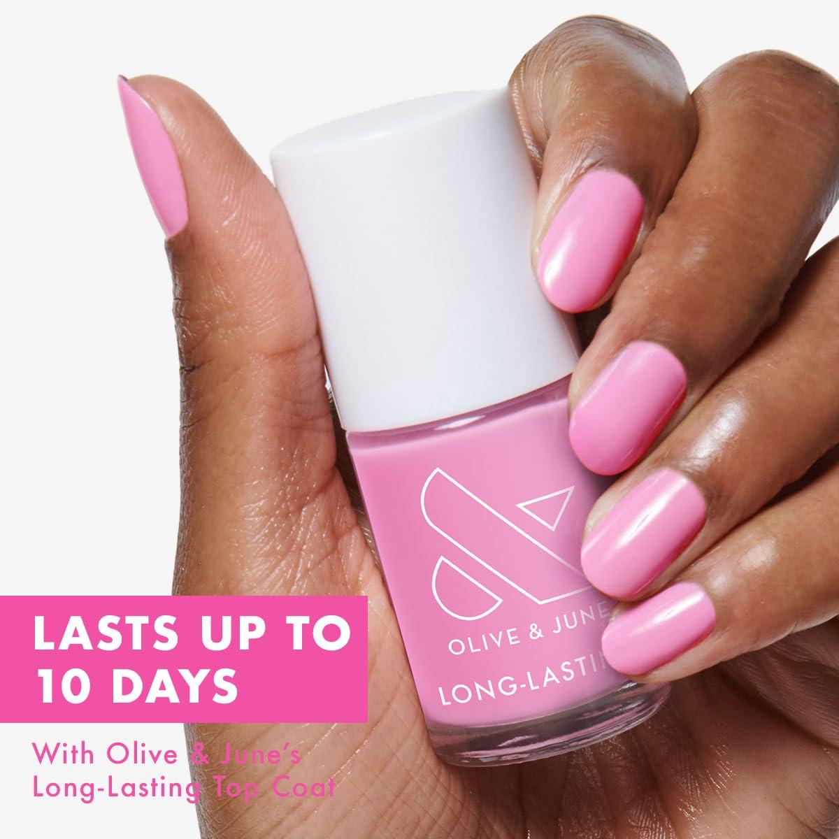 imageOlive ampamp June Long Lasting Nail Polish GelLike Finish No Lamp Needed Lasts up to 10 days SalonQuality Color at Home 15Free Vegan CrueltyFree ChipResistant Shine Social Studies Gunmetal BlueJM