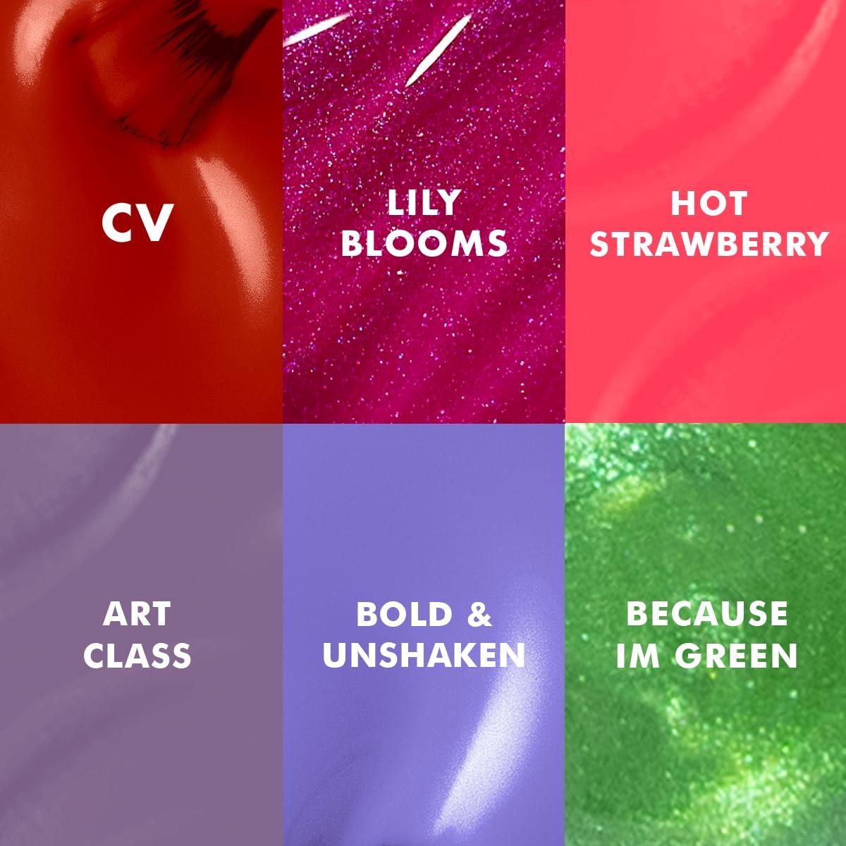 imageOlive ampamp June Long Lasting Nail Polish GelLike Finish No Lamp Needed Lasts up to 10 days SalonQuality Color at Home 15Free Vegan CrueltyFree ChipResistant Shine Social Studies Gunmetal BlueBolds Set