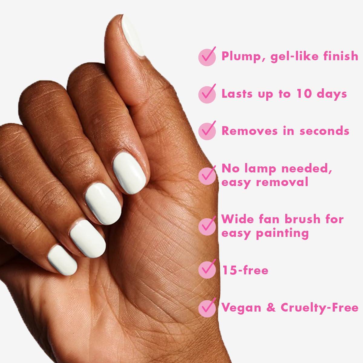 imageOlive ampamp June Long Lasting Nail Polish GelLike Finish No Lamp Needed Lasts up to 10 days SalonQuality Color at Home 15Free Vegan CrueltyFree ChipResistant Shine Social Studies Gunmetal BlueHD