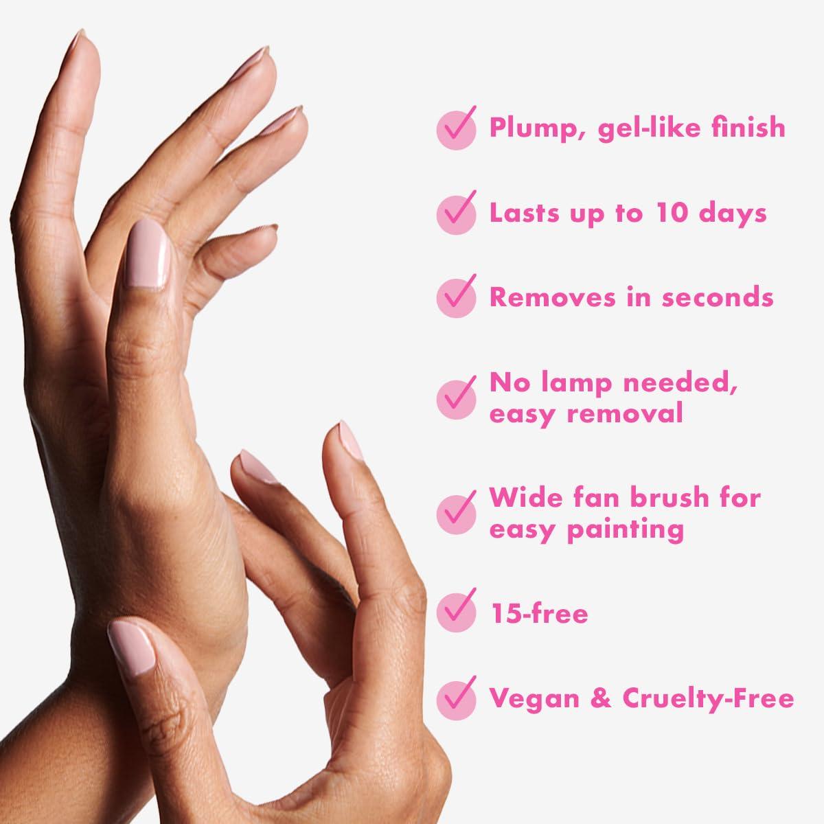 imageOlive ampamp June Long Lasting Nail Polish GelLike Finish No Lamp Needed Lasts up to 10 days SalonQuality Color at Home 15Free Vegan CrueltyFree ChipResistant Shine Social Studies Gunmetal BlueHZ