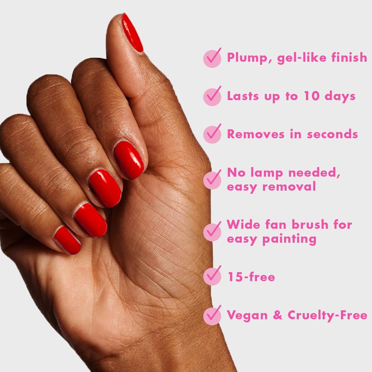 imageOlive ampamp June Long Lasting Nail Polish GelLike Finish No Lamp Needed Lasts up to 10 days SalonQuality Color at Home 15Free Vegan CrueltyFree ChipResistant Shine Social Studies Gunmetal BlueCV