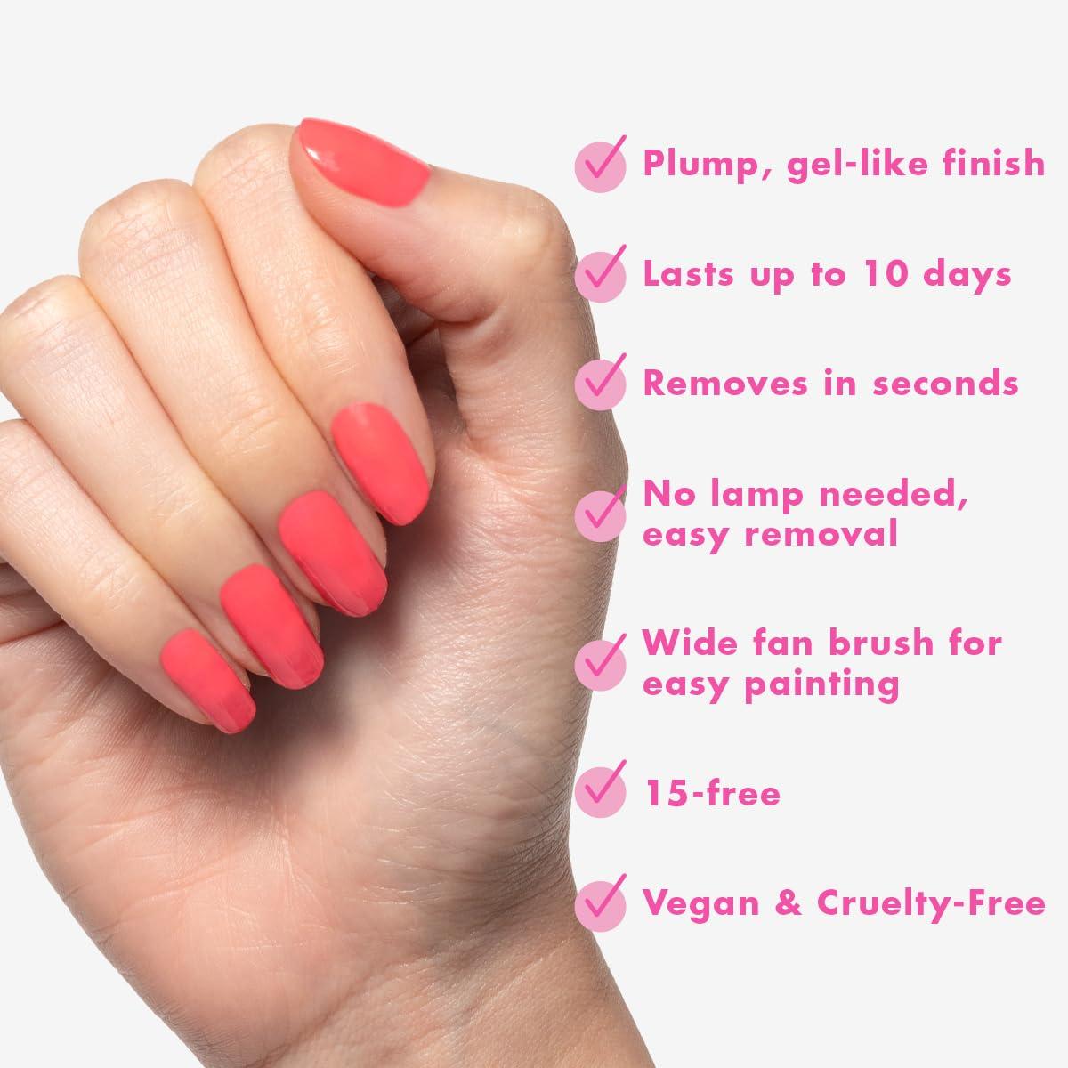 imageOlive ampamp June Long Lasting Nail Polish GelLike Finish No Lamp Needed Lasts up to 10 days SalonQuality Color at Home 15Free Vegan CrueltyFree ChipResistant Shine Social Studies Gunmetal BlueMaine Character Energy