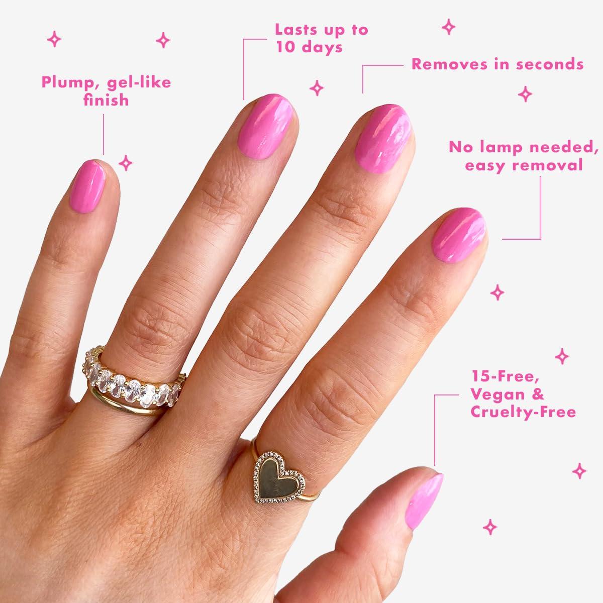 imageOlive ampamp June Long Lasting Nail Polish GelLike Finish No Lamp Needed Lasts up to 10 days SalonQuality Color at Home 15Free Vegan CrueltyFree ChipResistant Shine Social Studies Gunmetal BlueGrateful Kind