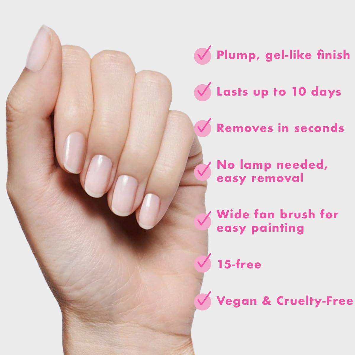 imageOlive ampamp June Long Lasting Nail Polish GelLike Finish No Lamp Needed Lasts up to 10 days SalonQuality Color at Home 15Free Vegan CrueltyFree ChipResistant Shine Social Studies Gunmetal BlueBEB