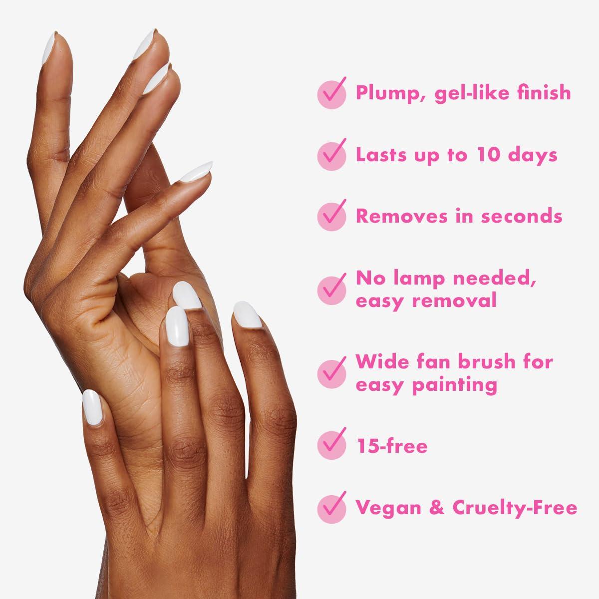 imageOlive ampamp June Long Lasting Top Coat Nail Polish Plump GelLike Finish No Lamp Needed Lasts up to 10 days SalonQuality Color at Home 15Free Vegan ampamp CrueltyFree ChipResistant ShineLongLasting Top Coat