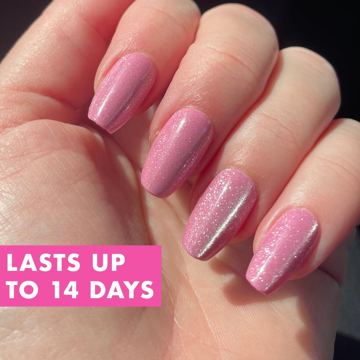 imageOlive ampamp June Mani Maximalist Instant PressOn Nails Glue Medium Stiletto 42 Fake Nails 21 Sizes NonToxic LongLasting Big Bold Gorgeous Realistic Look SalonQuality at Home Sharp FrenchRose Velvet