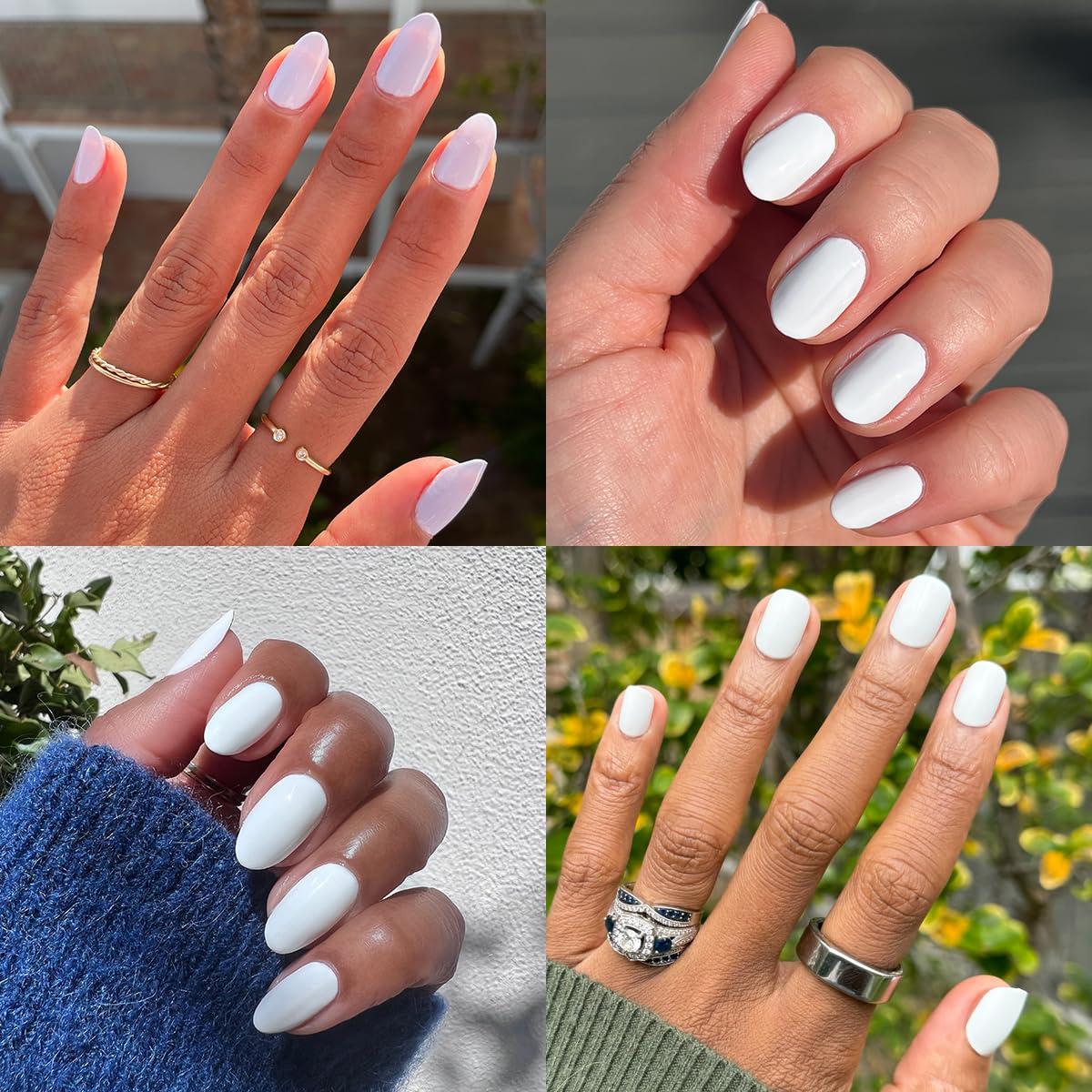 imageOlive ampamp June Quick Dry Nail Polish Instant FastDrying Smudgeproof Color 15free Vegan CrueltyFree Formula Lasts up to 5 Days SalonQuality Manicure Pedicure at HomeEnchanted Violet ShimmerSwan