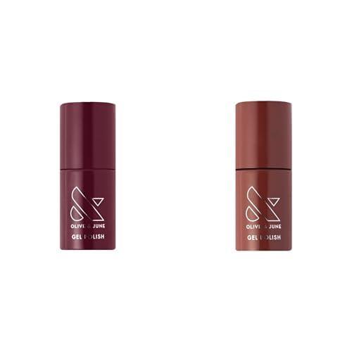 imageOlive ampamp June Gel Polish UV LED Nail Lamp Needed Up to 21 Days DamageFree Chocolate Cherry Obsessed JJ