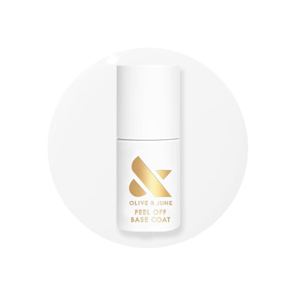 imageOlive ampamp June Gel Polish Peel Off Base Coat UV LED Nail Lamp Needed Long Lasting Formula No Damage Removal SalonQuality Manicure Pedicure at Home Vegan HEMAFree CrueltyFree