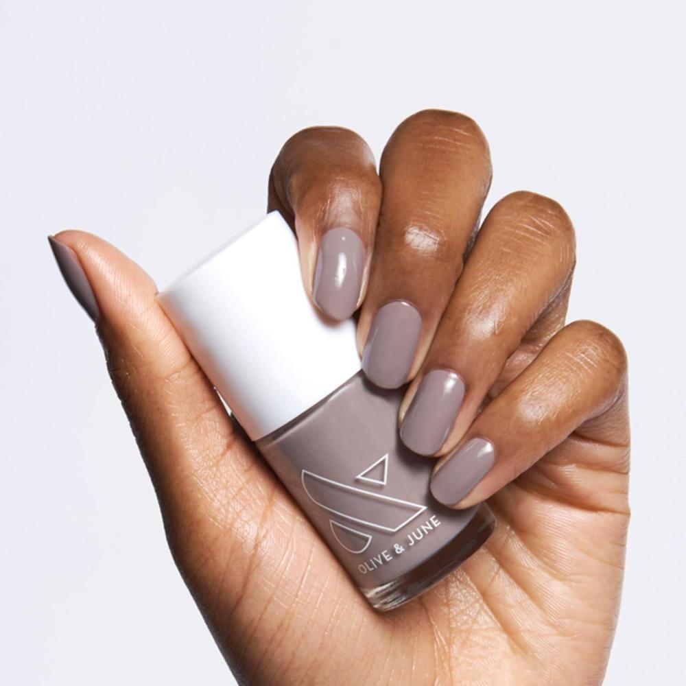 imageOlive ampamp June Long Lasting Nail Polish GelLike Finish No Lamp Needed Lasts up to 10 days SalonQuality Color at Home 15Free Vegan CrueltyFree ChipResistant Shine Social Studies Gunmetal BlueAW