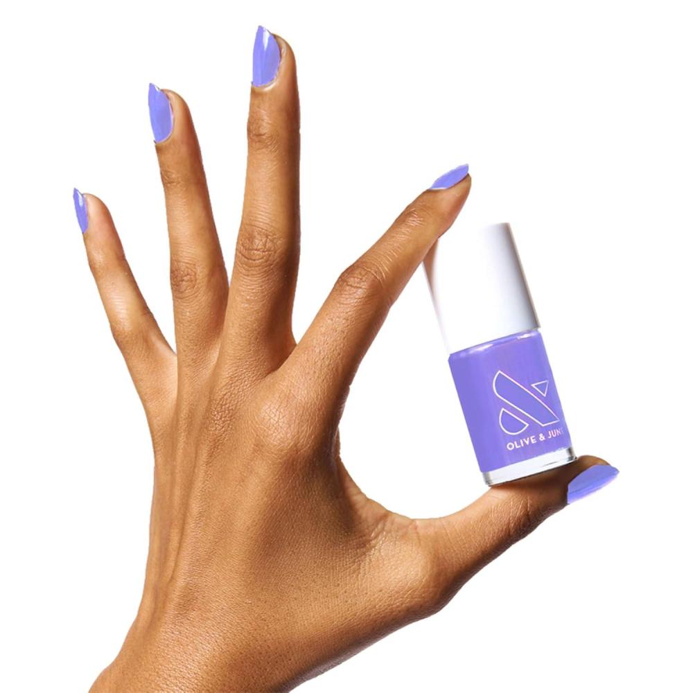 imageOlive ampamp June Long Lasting Nail Polish GelLike Finish No Lamp Needed Lasts up to 10 days SalonQuality Color at Home 15Free Vegan CrueltyFree ChipResistant Shine Social Studies Gunmetal BlueBold Unshaken