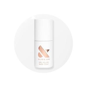 Olive & June Gel Polish Base Coat | UV LED Nail Lamp Needed | Long Lasting Formula | Up to 21 Days of Wear | No Damage Removal | Salon-Quality Manicure Pedicure at Home |Vegan HEMA-Free Cruelty-Free