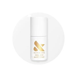 Olive & June Gel Polish Peel Off Base Coat | UV LED Nail Lamp Needed | Long Lasting Formula | No Damage Removal Salon-Quality Manicure, Pedicure at Home | Vegan, HEMA-Free, Cruelty-Free
