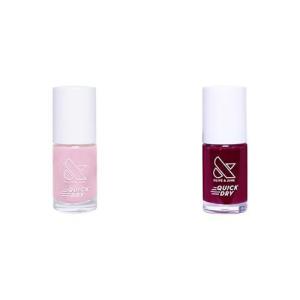 Olive & June Quick Dry Nail Polish | Instant Smudgeproof Color | Lasts up to 5 Days | Glazed Berry – Baroque + Mulberry